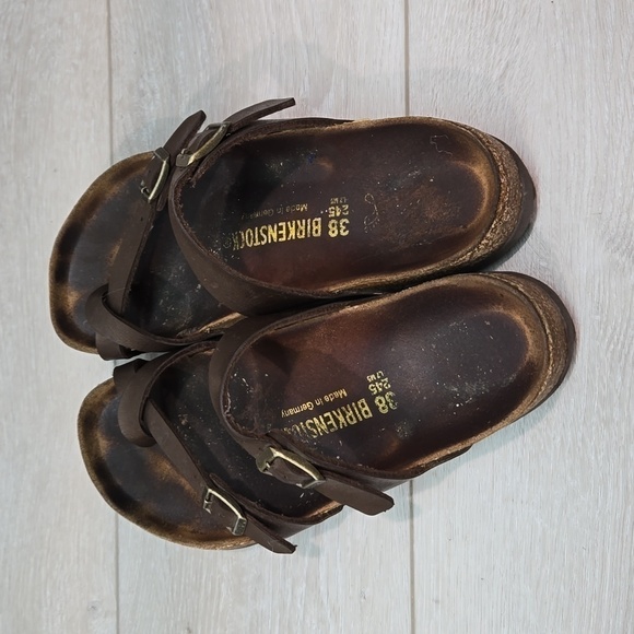 Birkenstock Women Mayari Loop Toe Sandals Flats shoes sz 38/7 Regular - Picture 7 of 14